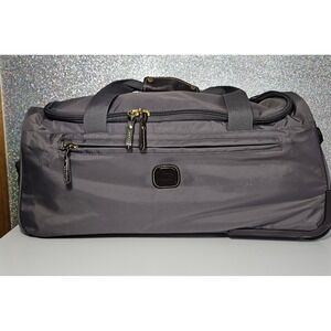 BRIC'S Milano X-Bag X-Travel Carry-On Softside Luggage Rolling Duffle Duffel